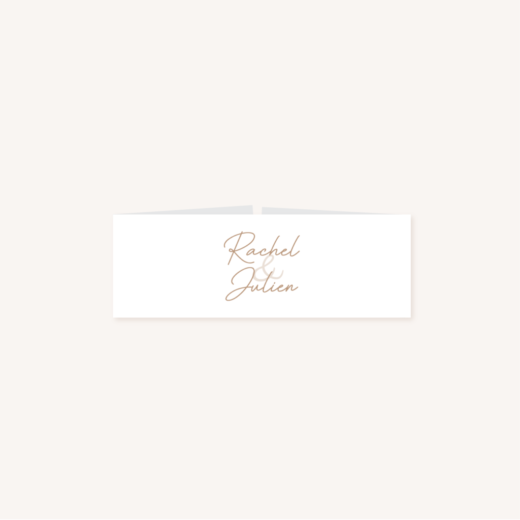 Bandeau mariage kraft dentelle champêtre