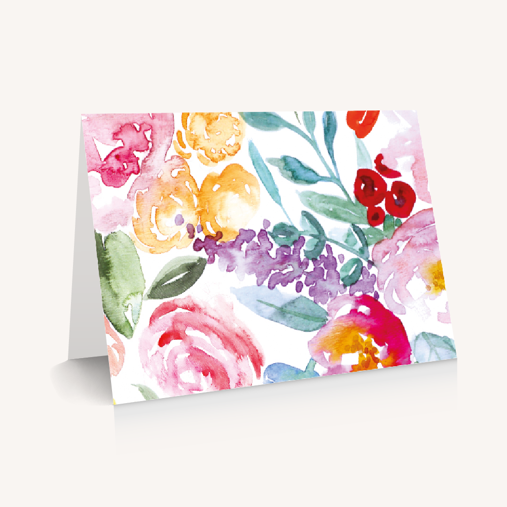 Faire-part mariage fleurs aquarelle mariage fleuris