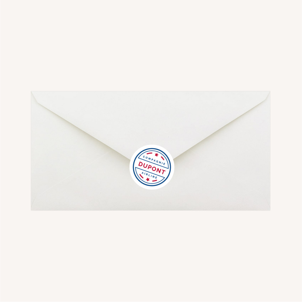 Collection faire-part mariage billet d'avion air mail air france
