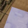 Faire-part lavande mariage provence provencal