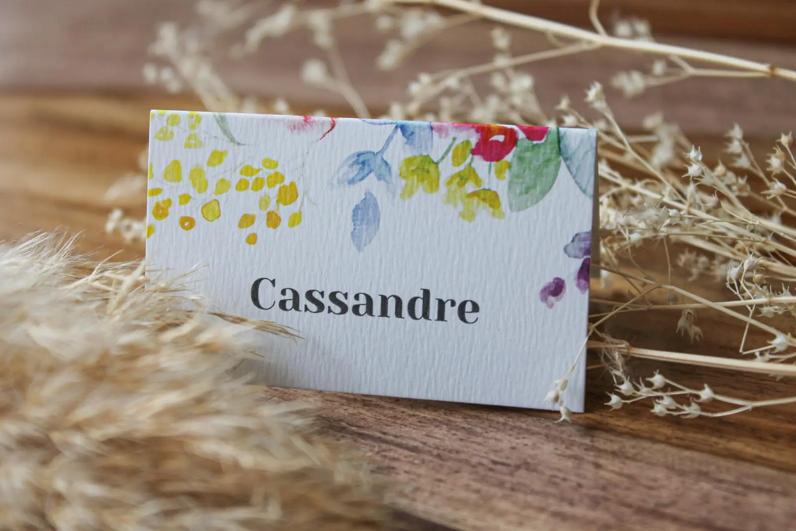 Faire-part mariage fleuri fleur floral