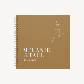 Livre d'or One line art