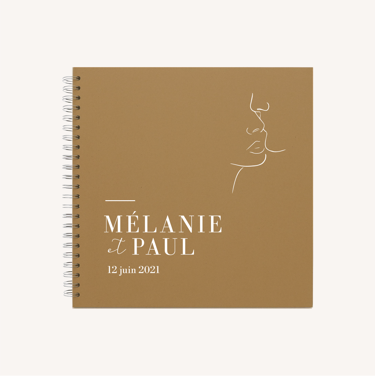 Livre d'or One line art