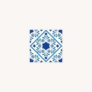 Faire-part mariage portugais portugal azulejos motif carreaux ciment portugais