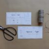 Faire-part mariage voyage vintage billet avion