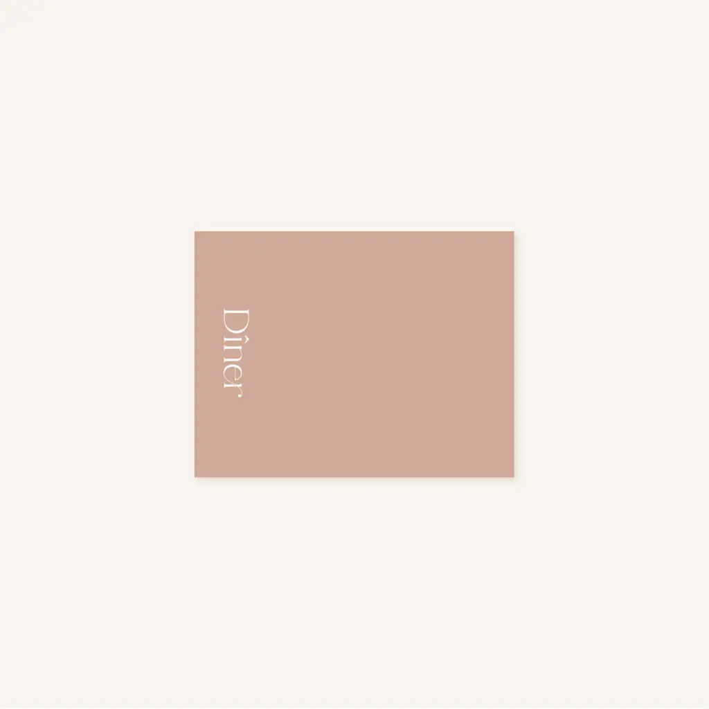 Faire-part mariage couleur terracotta automne