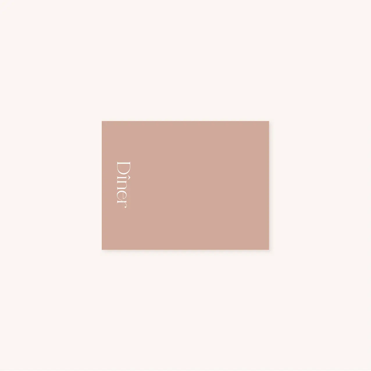 Faire-part mariage couleur terracotta automne