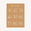 Faire-part mariage couleur terracotta automne