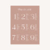 Faire-part mariage couleur terracotta automne