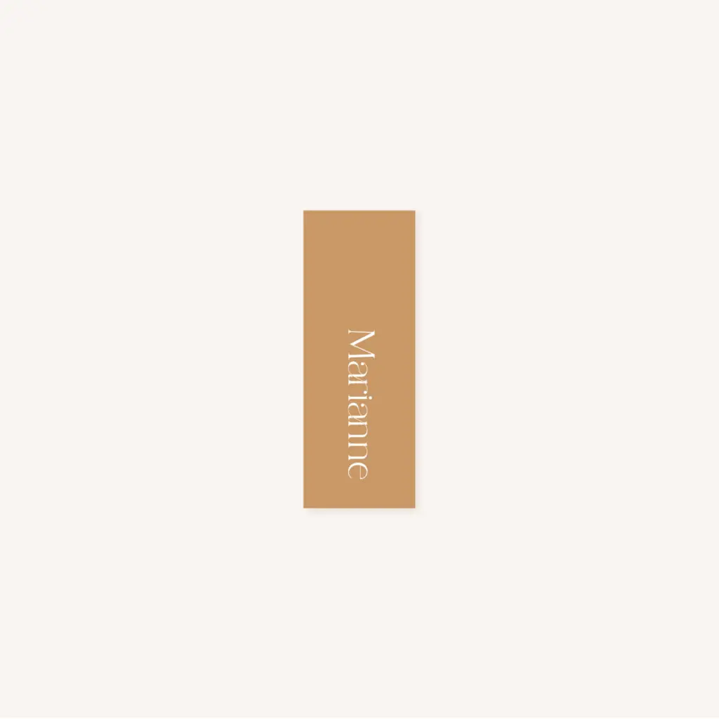 Faire-part mariage couleur terracotta automne