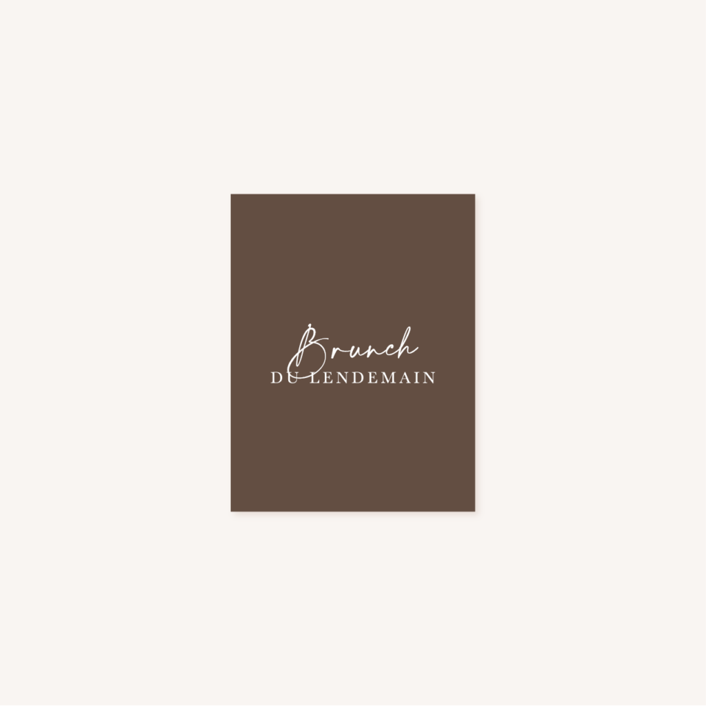 Papeterie Brunch Couronne d'hiver