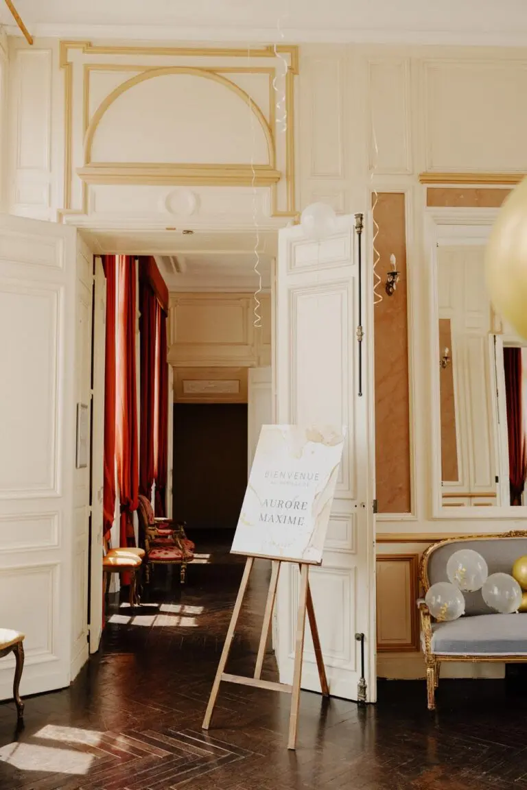 Faire-part mariage bohème chic vert et jaune