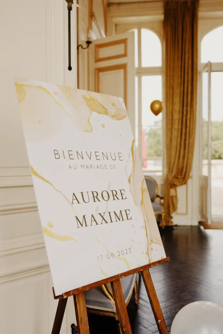 Faire-part mariage bohème chic vert et jaune