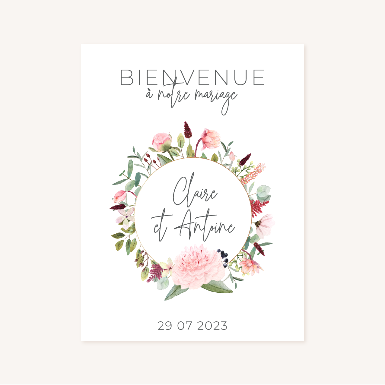 Enveloppe kraft 10x15cm de mariage - Le Comptoir du Bonheur