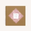 livre d'or mariage botanique noir rose blanc épuré