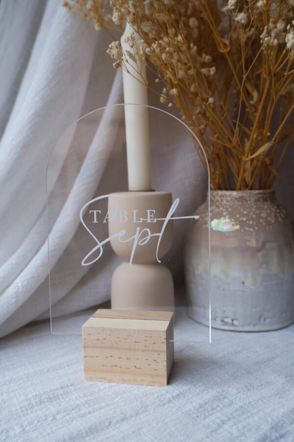 mariage, support, bois, nom de table, plan de table, menu