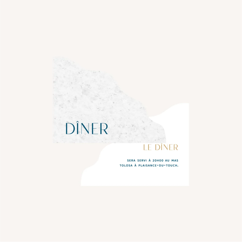 diner mariage ocean mer bleu vague original plage