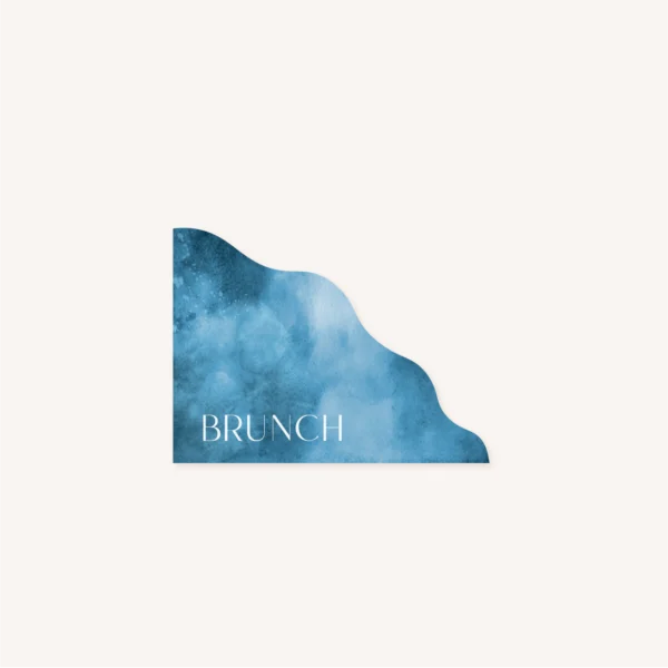 brunch mariage ocean mer bleu vague original plage