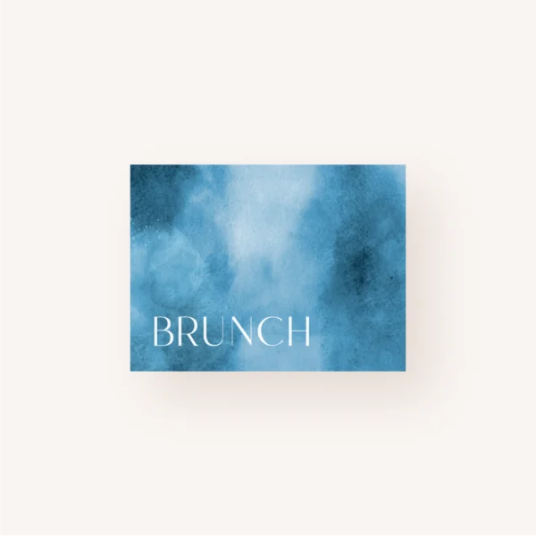 brunch mariage océan mer bleu vague blanc forme