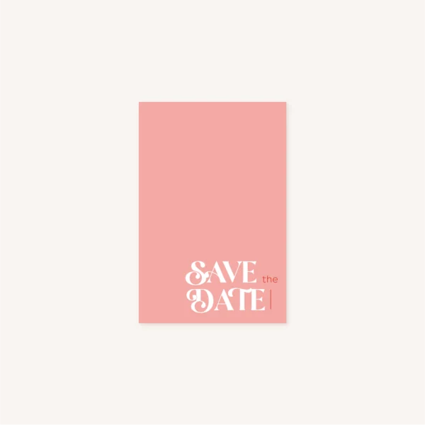 Save the date Pink Disco
