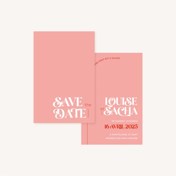 Save the date Pink Disco – Image 3