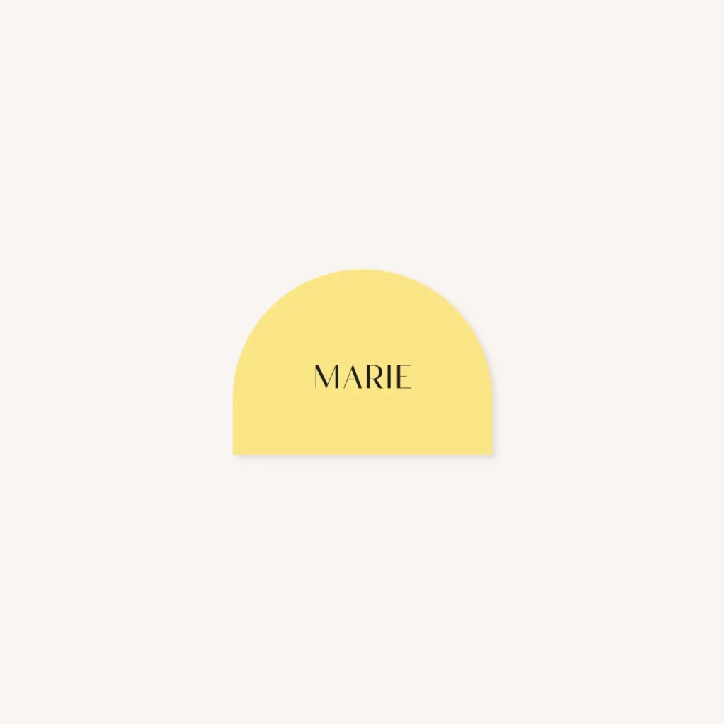 Faire-part et papeterie de mariage minimalistes, élégants, personnalisables avec des arches arrondies