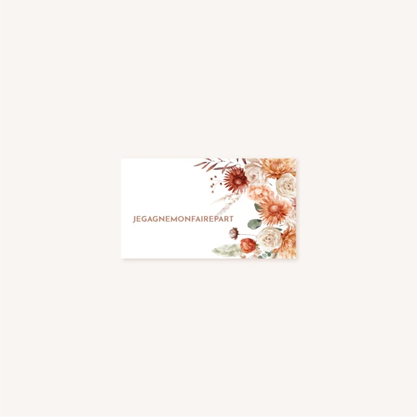 Étiquette nom Jardin d'Automne – Image 3