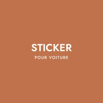 Stickers voiture mariage