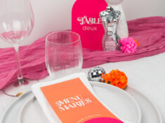 faire-part mariage coloré moderne disco groovy