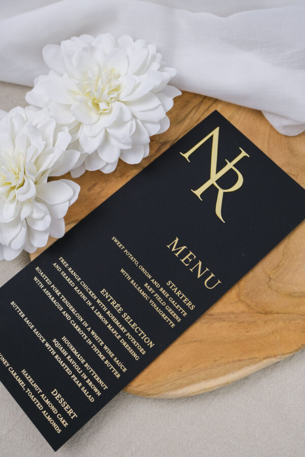 Menu avec dorure et 3D – Image 3