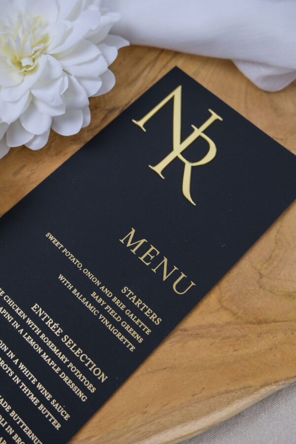 Menu avec dorure et 3D – Image 2