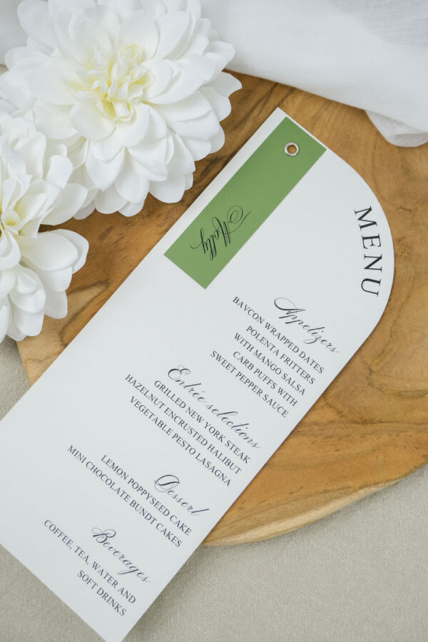 Menu marque-place arche – Image 2
