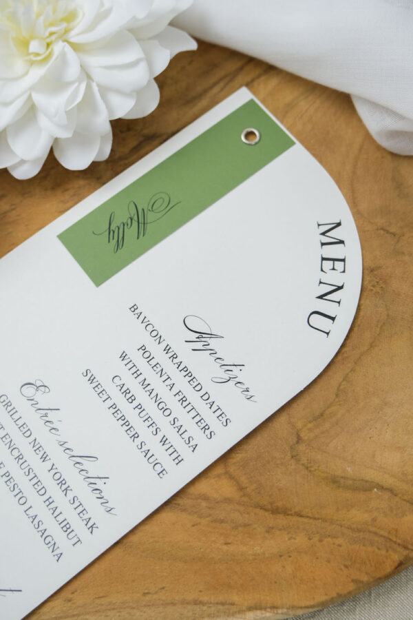 Menu marque-place arche – Image 5