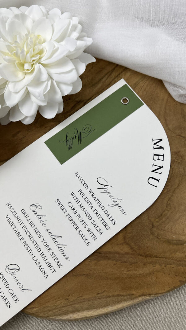 Menu marque-place arche – Image 3
