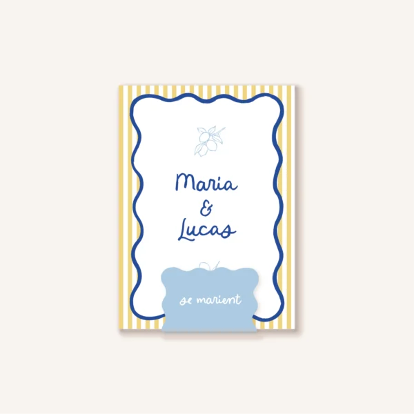 faire-part mariage dolce vita mariage a l'italienne