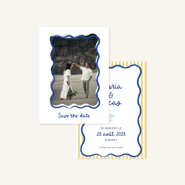 save the date mariage dolce vita mariage a l'italienne