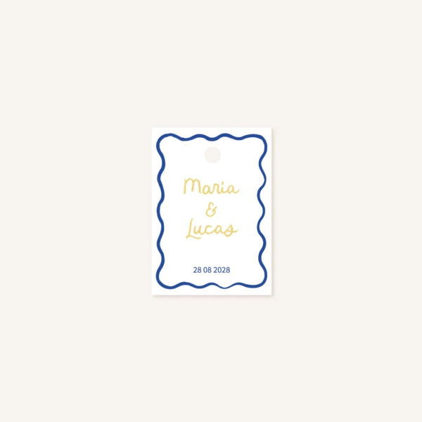 étiquette faire-part, cadeau invité dolce vita mariage a l'italienne
