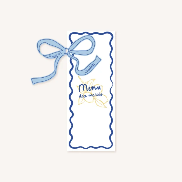 menu dolce vita mariage a l'italienne