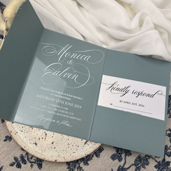 Pochette faire-part mariage