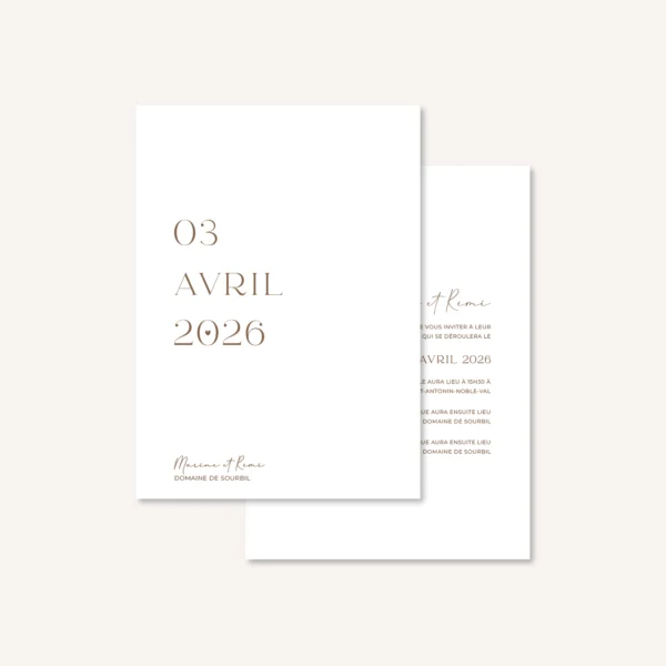 Faire-part Raffiné – Image 2