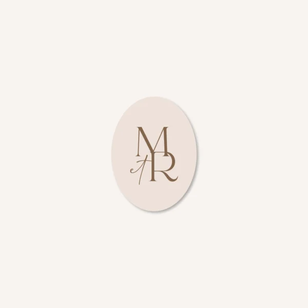 Papeterie faire-part mariage raffiné chic beige blanc