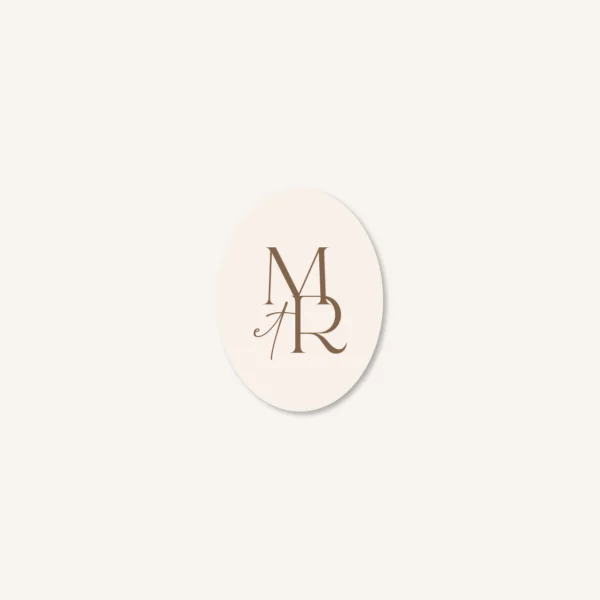 Papeterie faire-part mariage raffiné chic beige blanc