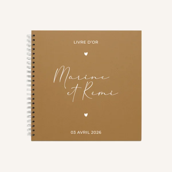 Papeterie faire-part mariage raffiné chic beige blanc