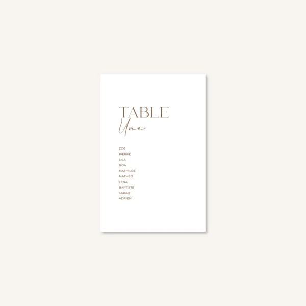 Papeterie faire-part mariage raffiné chic beige blanc