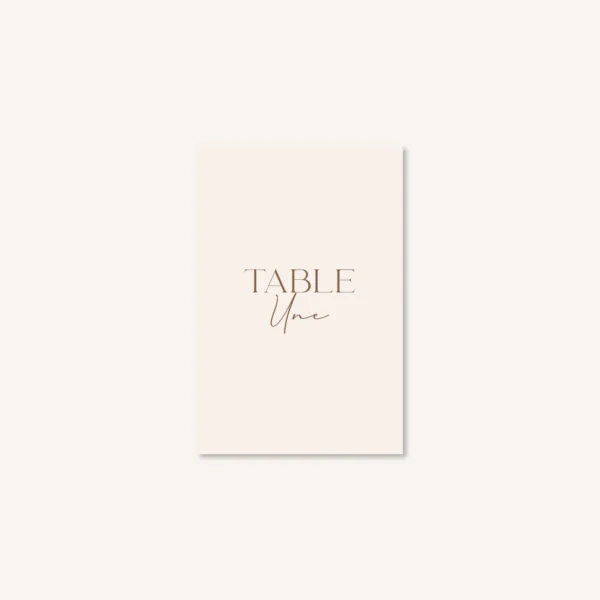 Papeterie faire-part mariage raffiné chic beige blanc