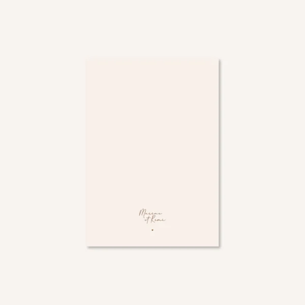 Papeterie faire-part mariage raffiné chic beige blanc