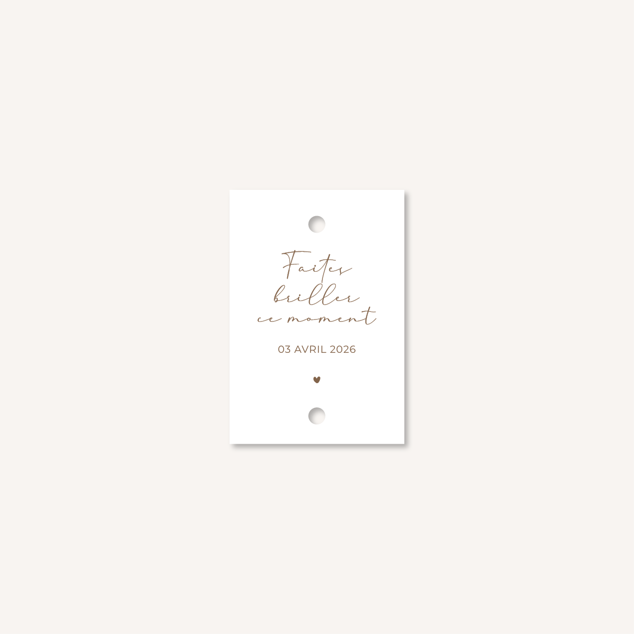 Papeterie faire-part mariage raffiné chic beige blanc