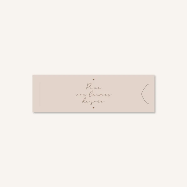 Papeterie faire-part mariage raffiné chic beige blanc