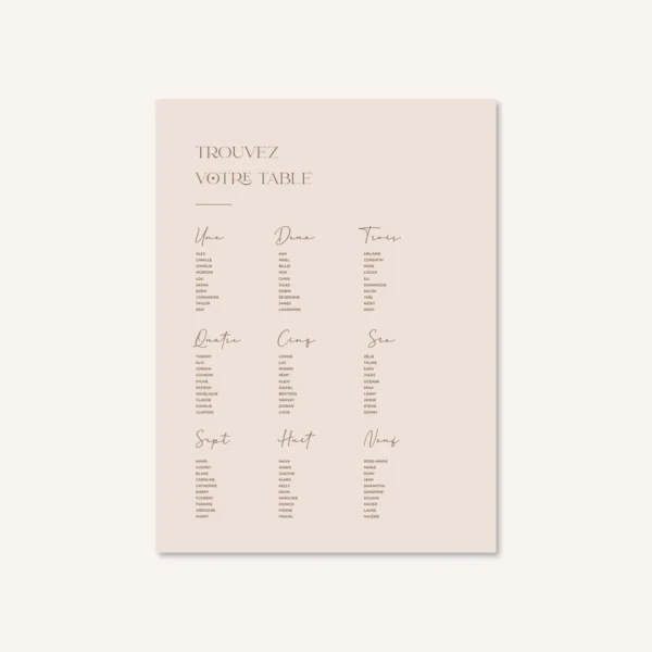 Papeterie faire-part mariage raffiné chic beige blanc