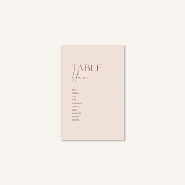 Papeterie faire-part mariage raffiné chic beige blanc